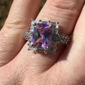 🔥FINAL SALE🔥 5mm Simulated Pink Sapphire ring